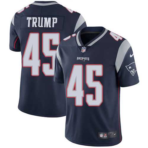 Nike New England Patriots #45 Donald Trump Navy Blue Team Color NFL Vapor Untouchable Limited Jersey,We sell and wholesale Nike New England Patriots #45 Donald Trump Navy Blue Team Color NFL Vapor Untouchable Limited Jersey on line form chian!
